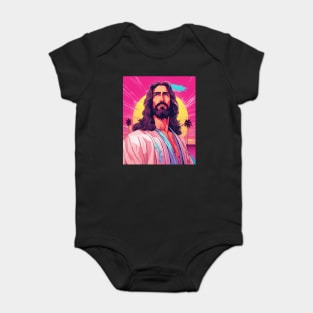 Jesus Christ Love God with All Your Heart & Soul Baby Bodysuit